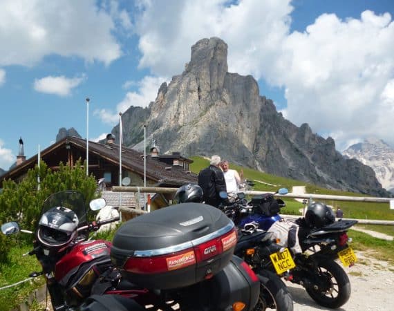 Italian Dolomites self-guided motorcycle tour