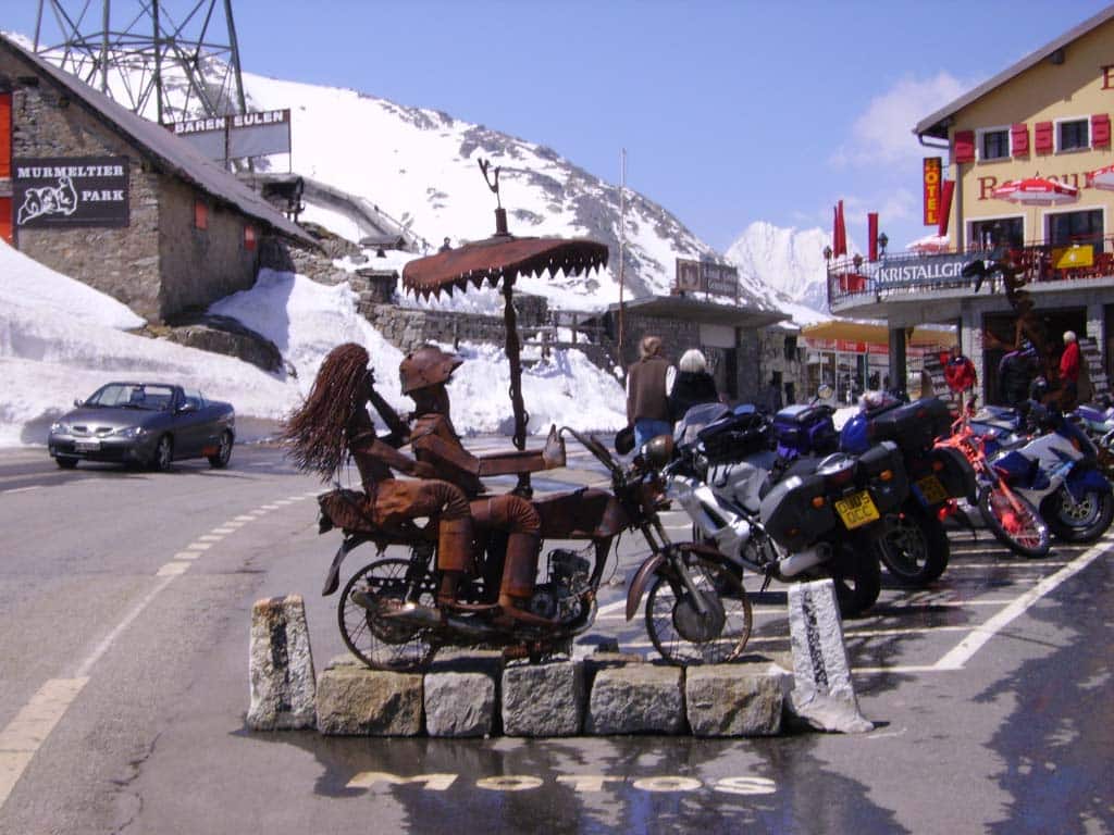 motorcycle vacations to Europe - Swiss Alps tour