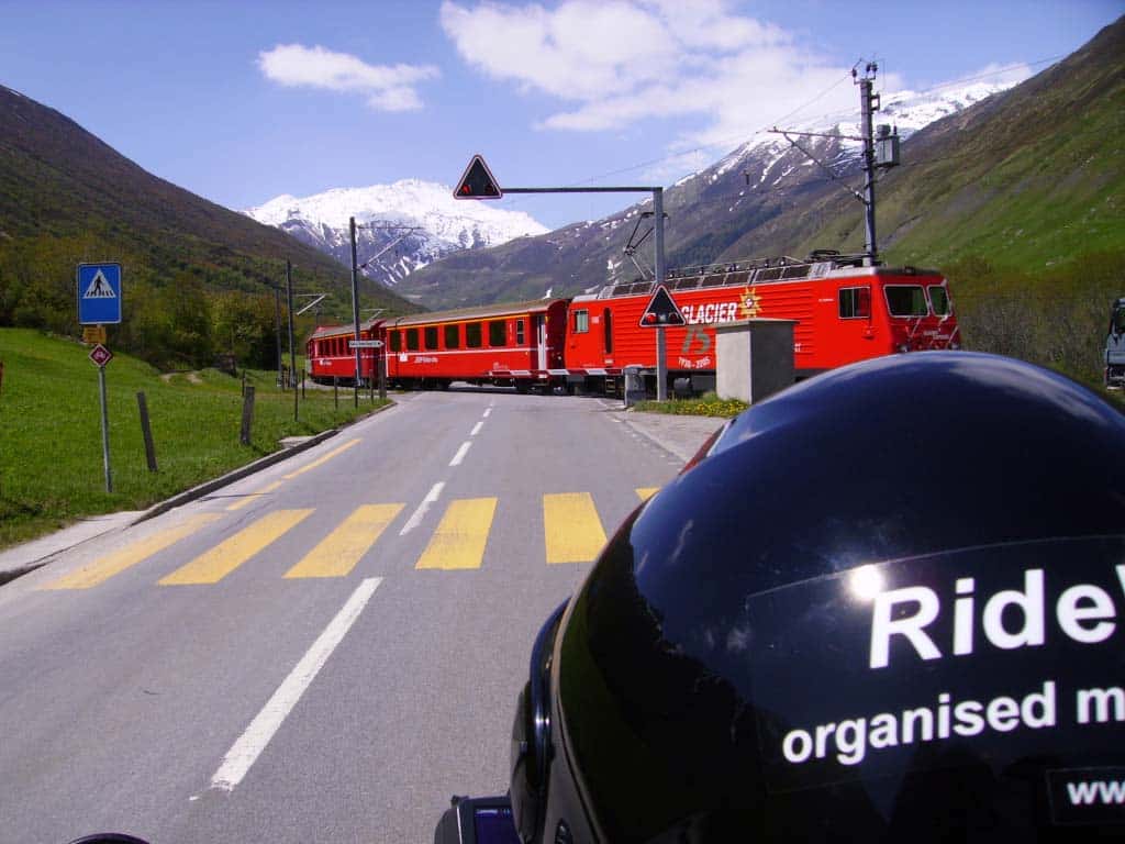 self guided motorcycle tours to Europe - Swiss Alps