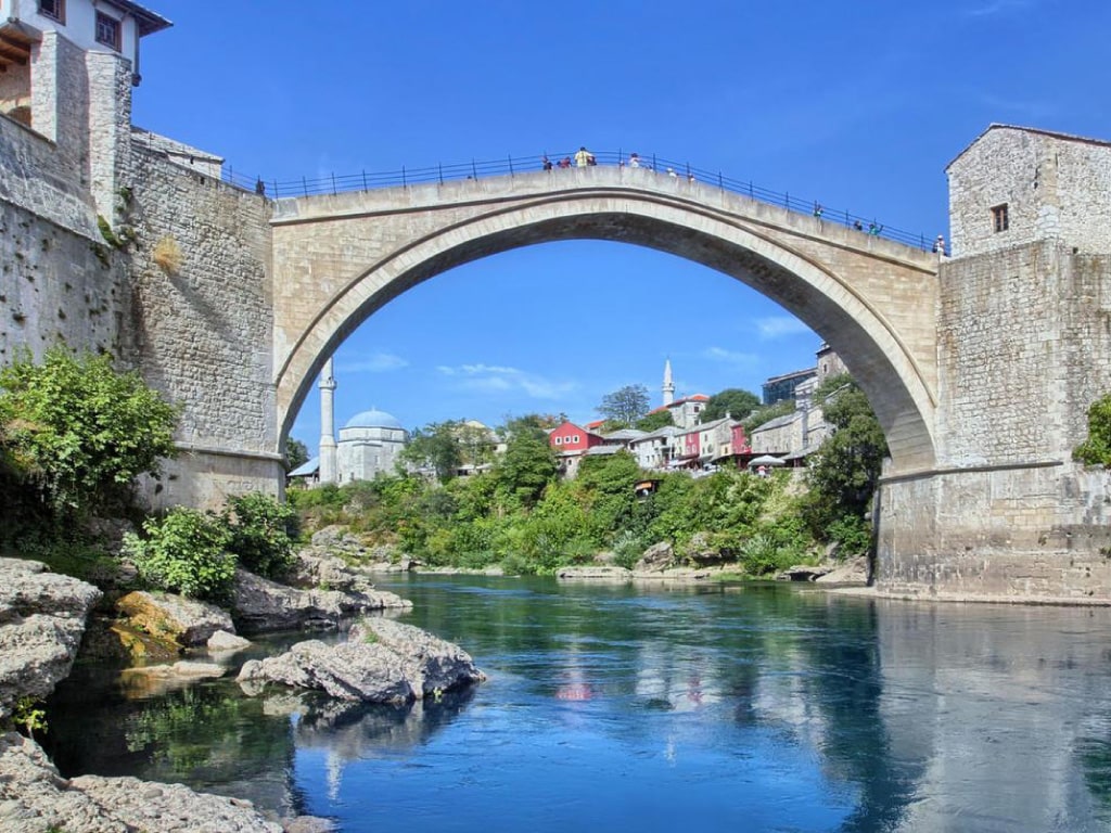 self guided motorcycle tours to Europe, Bosnia, Mostar tour