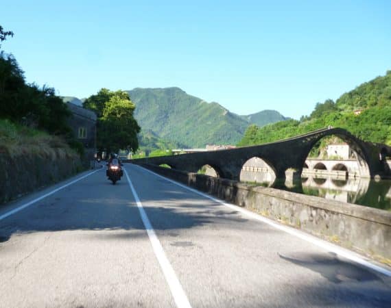 Dolomites, Lake Garda and Tuscany guided motorcycle tour