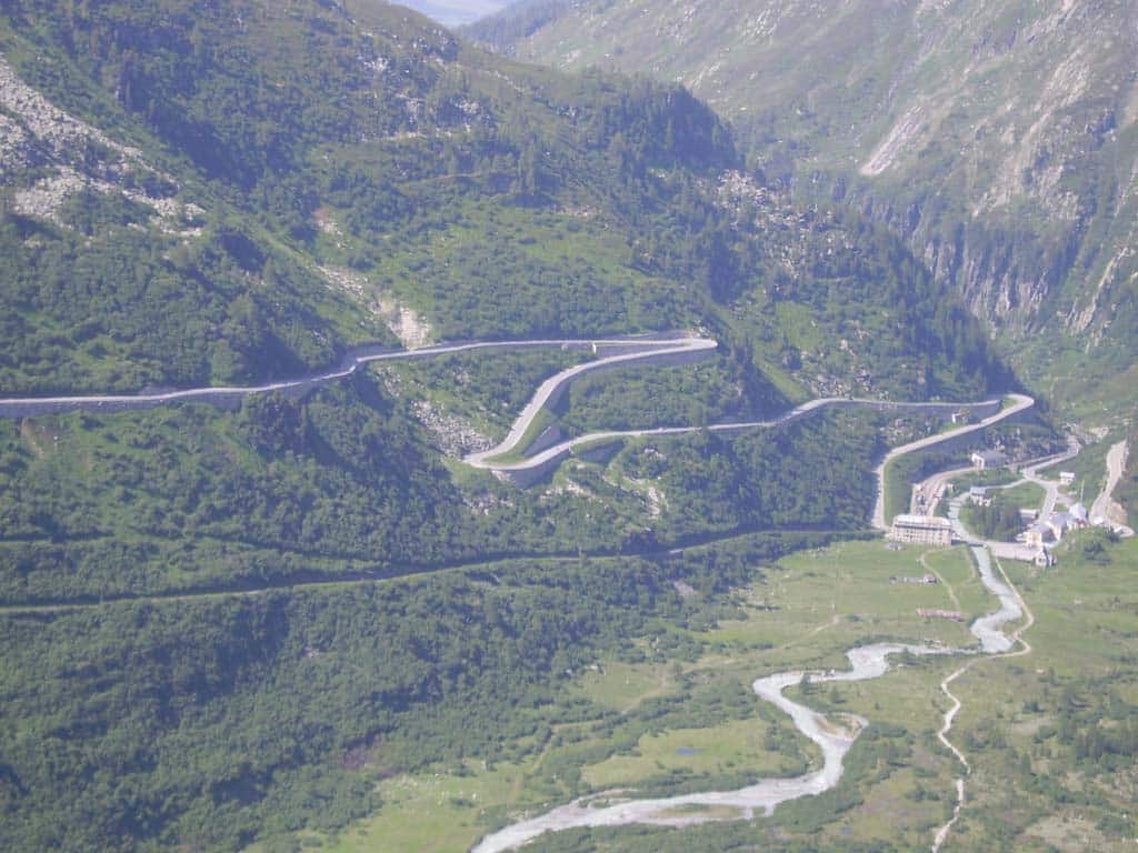 the Swiss and Austrian Alps self-guided motorcycle tour